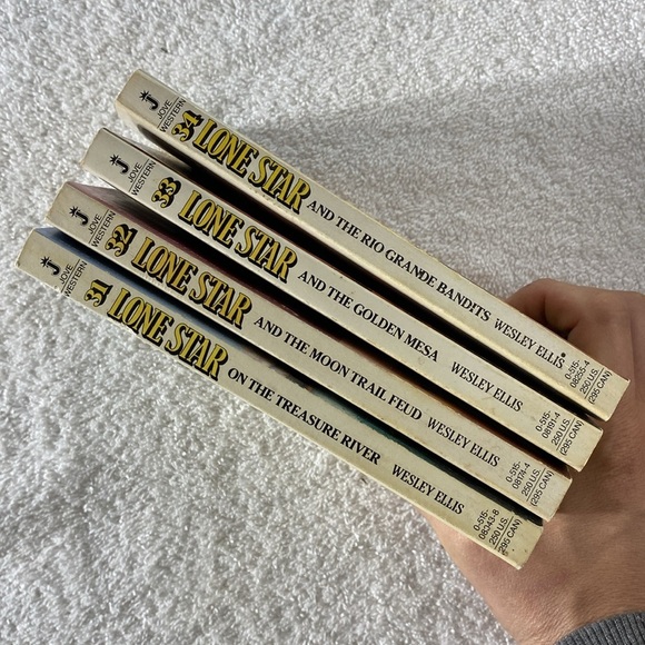 Vintage Lone Star Action Western Romance Novel x4 - Picture 11 of 15